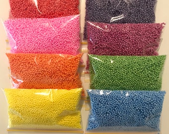 Small Foam Beads for Slime