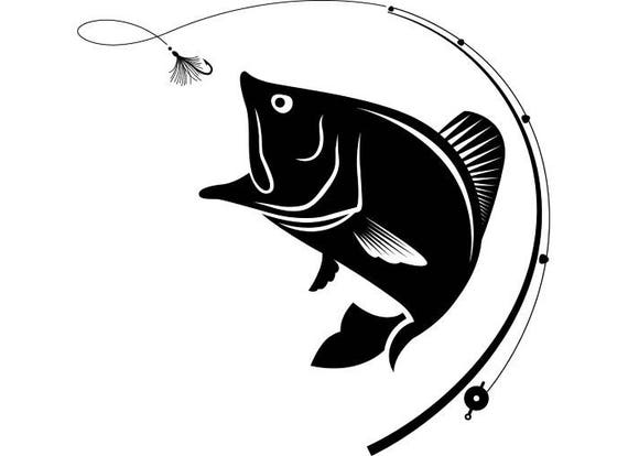 Download Fly Fishing #2 Fisherman Trout Fish River Lures .SVG .EPS .PNG Instant Digital Clipart Vector ...