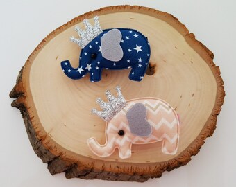 Girls Elephant Hair Clip Pin | Elephant Alligator Hair Clip Pin | Elephant Hair Accessories | Baby gift | Girls gift | Girls hair clip