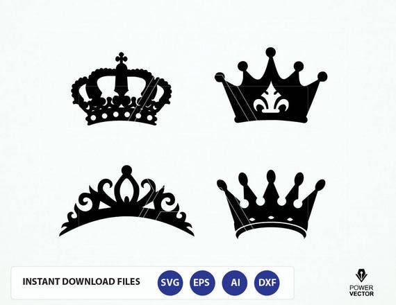 Download Crowns Svg. Svg Princess Prince King Queen Cut Files. rown