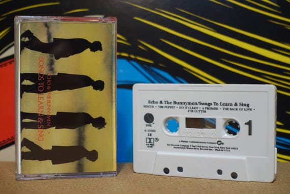 Songs To Learn & Sing by Echo and The Bunnymen Vintage Cassette Tape