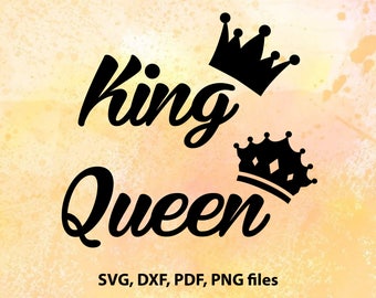 Download His Queen Her King SVG