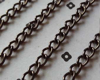5 FT. Gunmetal chain 5x7mm