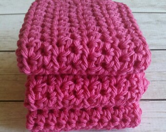 Crochet Dish Cloths, Crochet Wash Cloths, Kitchen Dish Cloths, Bath Dish Cloths