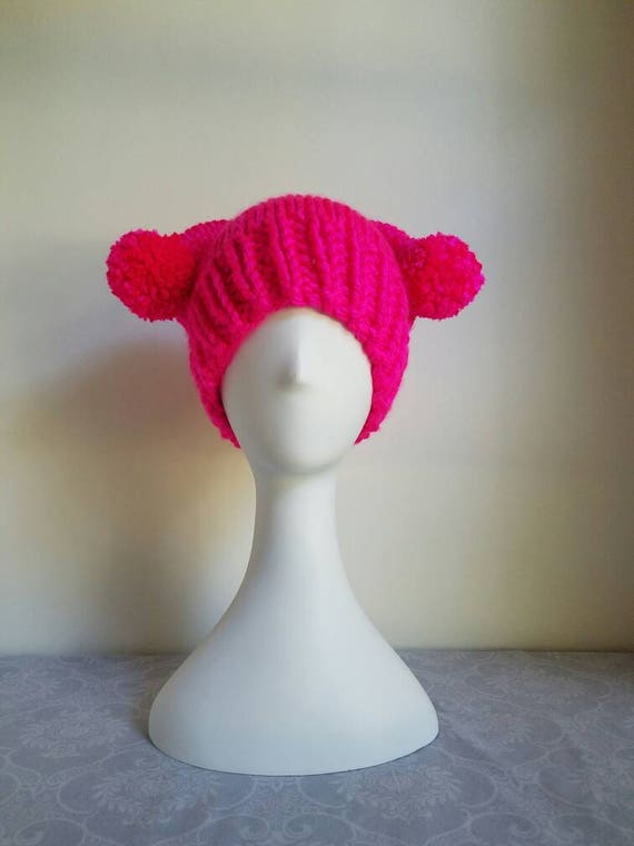 MeowGirl Pussyhat with Pompoms