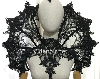 Elizabethan Collar Vampire gothic shoulder piece standing alone