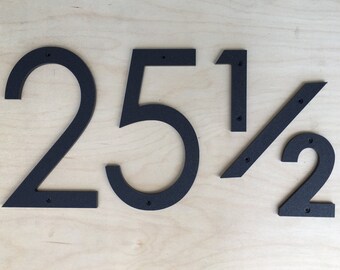 8 inch Modern House Numbers Letters