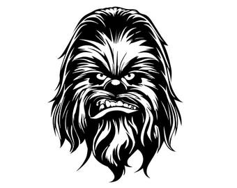 Chewbacca decal | Etsy