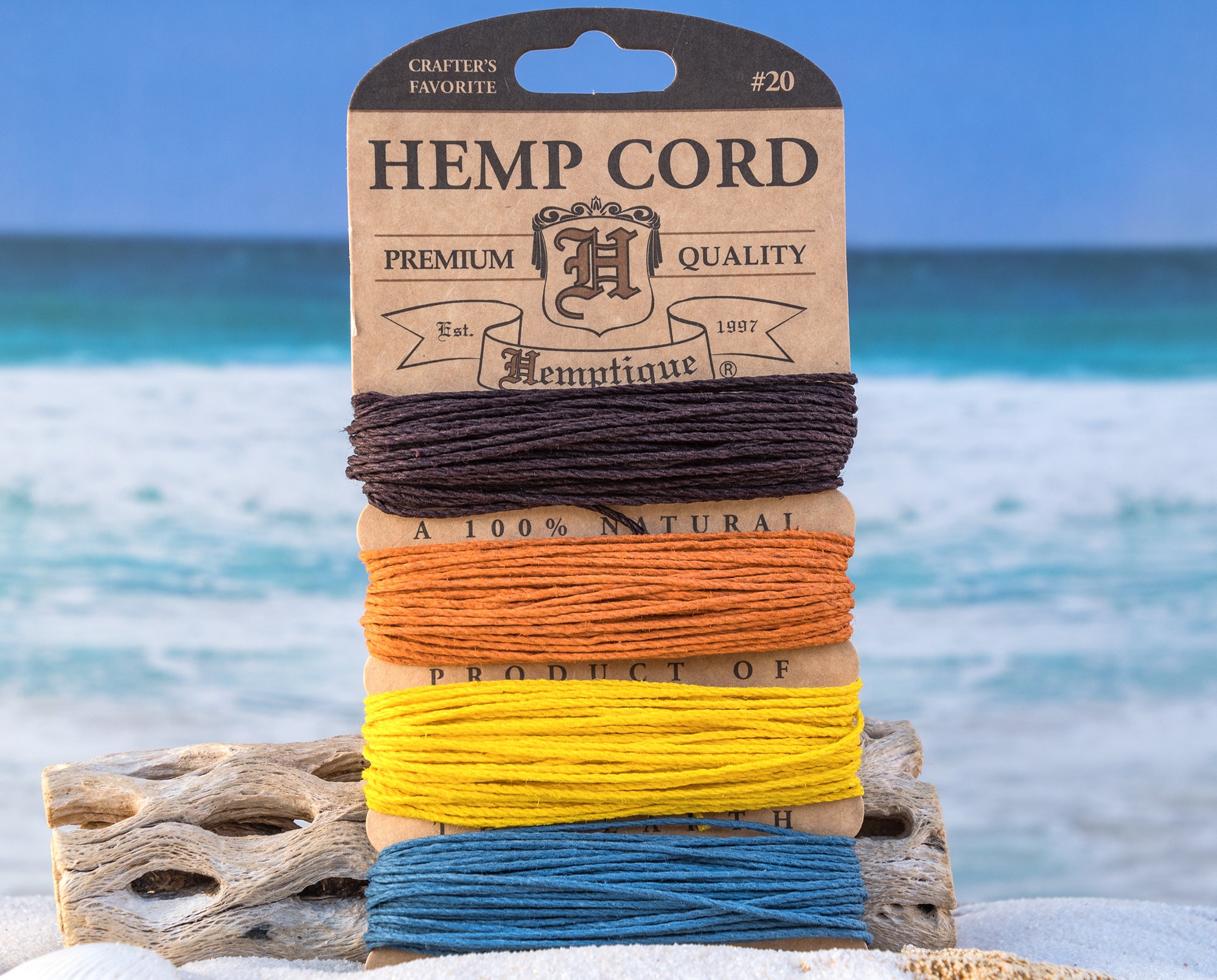Colored Hemp Twine 1mm 20lb Hemp String CH50