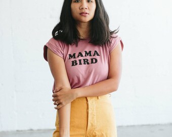Mama Bird, muscle tee by The Bee & The Fox