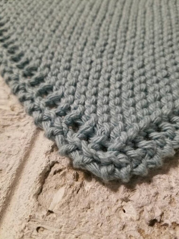 Blue Shamrock Cotton Dishcloth