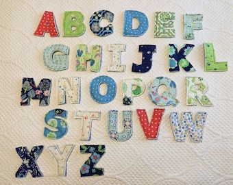 Fabric Alphabet Letters