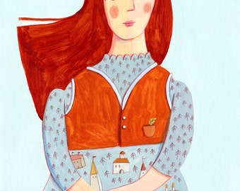 wind Original Illustration