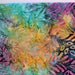 FREE DOMESTIC POSTAGE Balinese Batik By The Half Metre - 100% Cotton Handmade Fabric - Fat Quarters Available - "Nova Forest"