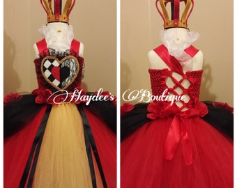 Red Queen Tutu Dress Set