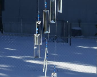Beveled Glass Windchime