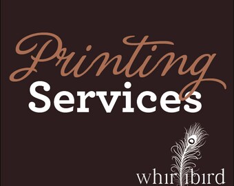 Printing Services - Get 5"x7" Invitations + Envelopes and FREE SHIPPING - Pick Any Quantity - PRTSRV