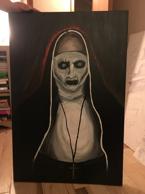 Items similar to The Conjuring 2 Valek Painting on Etsy