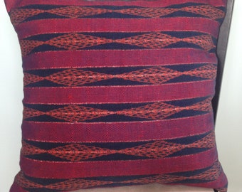 Guatemalan Red Textile Pillow