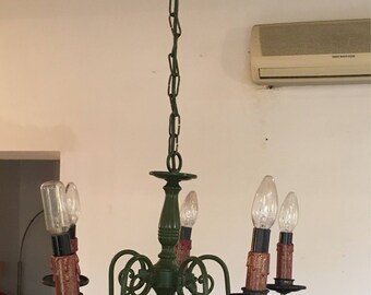 Vintage ceiling light revamps