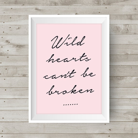 wild heart cant be broken pink