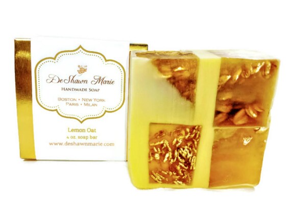 Lemon Soap/Lemon Oat Soap/Citrus Soap/Natural Soap/Handmade Soap/Vegan Soap/Soap Gift/Gift for her/Soap Favors/Birthday Gift/Wedding Favors