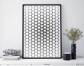 Digital Geometric Print, Printable Wall Art, Modern Minimalist Art, Abstract Print, Scandinavian Art, Scandinavian Print