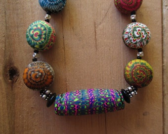 18" Stacker Supreme Polymer Clay Beaded Necklace