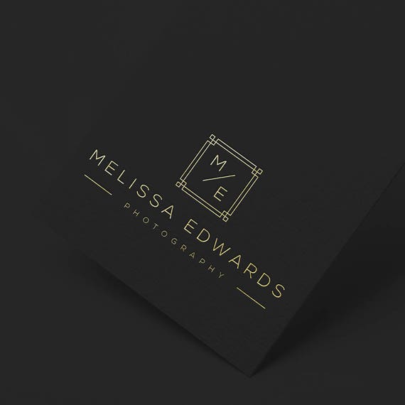 INSTANT DOWNLOAD, Logo, Initial Logo, Elegant Logo, Gold Business Logo, Cheap Logo, Minimalist Logo, Photographer Logo, Interior Design Logo