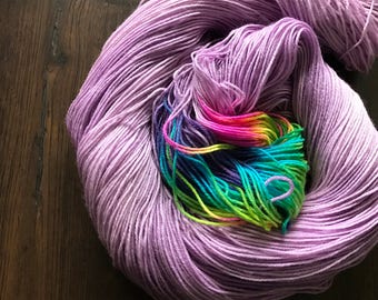 Mythical Rainbow Stripe Sock Yarn