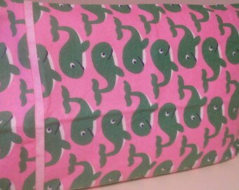 Fun whale travel size pillowcase.
