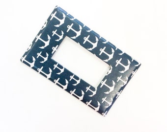 Nautical Light Switch Cover, Coastal Furniture ~ Ocean Light Switch ~ Beach Wall Bathroom ~ Light Switch plate ~ Rocker Light Switch