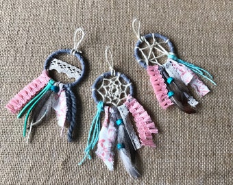 Mini DreamCatchers, Custom Dreamcatcher Minis, Dream Catcher Party Favor, Car Dream Catcher, Baby Shower Dream Catcher