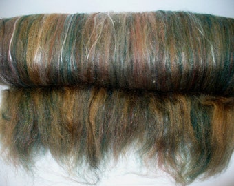 Multi Fibered Batt for Hand Spinning Yarn