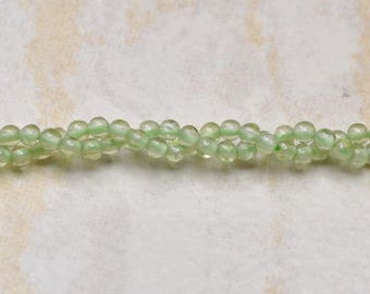 10 2mm diameter peridot stone beads