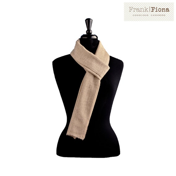 Cashmere scarf vegan clothing knitted scarf pashmina shawl aesthetic clothing natural organic fabric scarf men nepal wool gift for men 6N