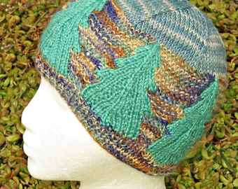 Science March Forest Beanie knitting pattern