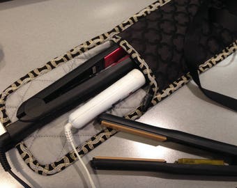 Heat Resistant Hot Styling Tool Flat Iron Curling Iron Travel Case Bag