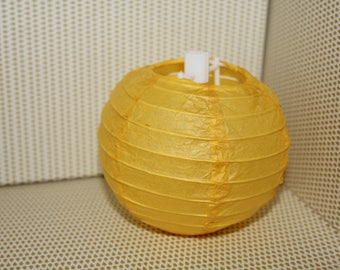1 x yellow 10cm paper Chinese Lantern/Lantern