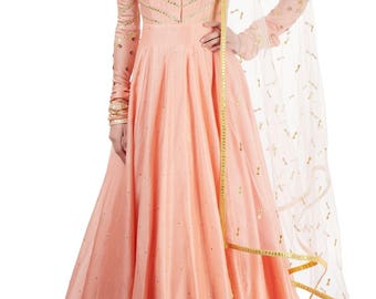 AnarKali Salwar Kameez Churidar Indian Bollywood Pakistani Bridal Designer Custom Made Wedding Dress Party Wear