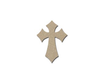 Wood Cross Unfinished Wooden Craft Crosses Cut Out Part MC15-120 11.5 x 15 inch