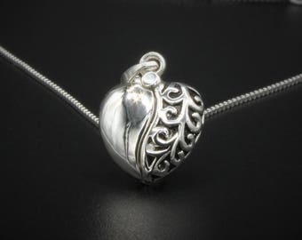 Sterling Silver Message Pendant