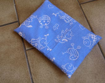Organic wheat with washable cover heating pad