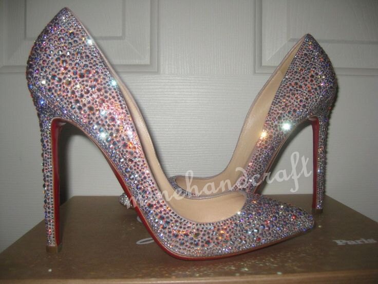red bottom prom heels