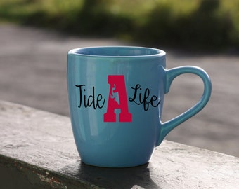 Tide Life-Univeristy Of Alabama Roll Tide-Vinyl Car Decal-Elephant-Coffee Mug-Canvas-Decor-College-
