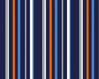 Navy Stripe Trekking Collection From Michael Miller