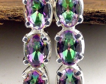Jewelry Mystic QUARTZ, Mystic quartz, mystic quartz jewels earrings, gh6