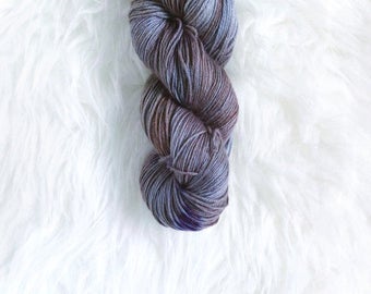concord grape - MCN sock yarn - merino cashmere nylon