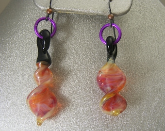 Boro Lampwork Glass Earrings (ES22)