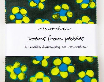 POEMS from PEBBLES - Charm Pack - by Malka Dubrawsky for Moda